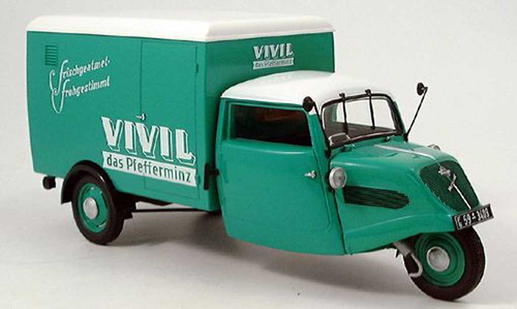 Tempo Hanseat 1/18 Minichamps kasten vivil linkslenker (lhd) 1952 diecast model cars