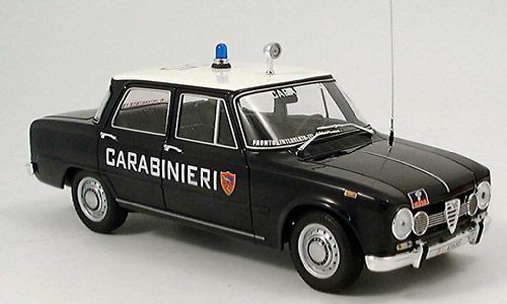Alfa Romeo Giulia 1/18 Minichamps carabinieri police (it) 1970 diecast model cars