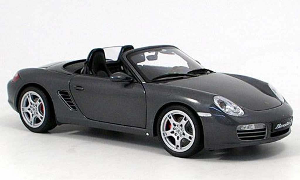 Porsche Boxster 1/18 Kyosho s grey diecast model cars