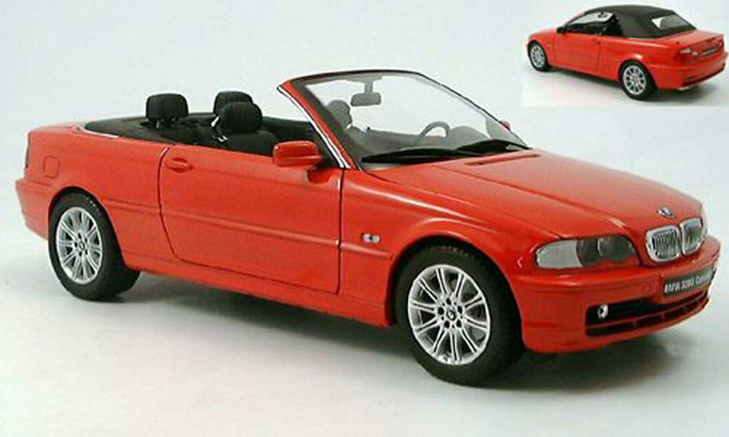Bmw 328 E46 1/18 Kyosho E46 ci cabriolet red diecast model cars