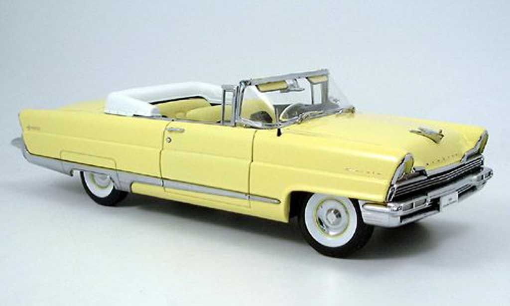 Lincoln Premiere 1/18 Sun Star convertible yellow 1956 diecast model cars