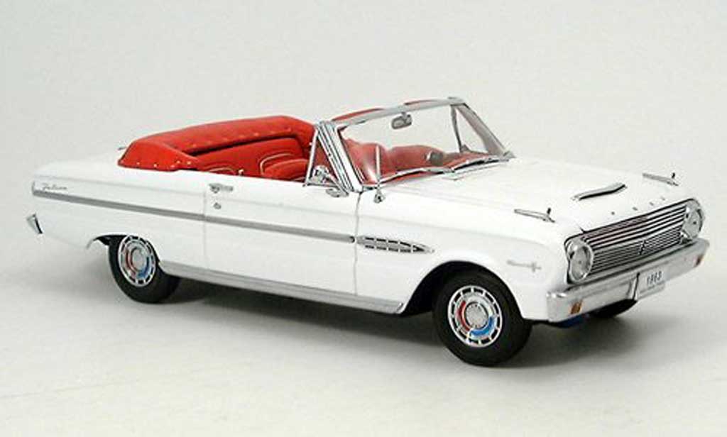 Ford Falcon Cabriolet 1/18 Sun Star Convertible white 1963 diecast model cars