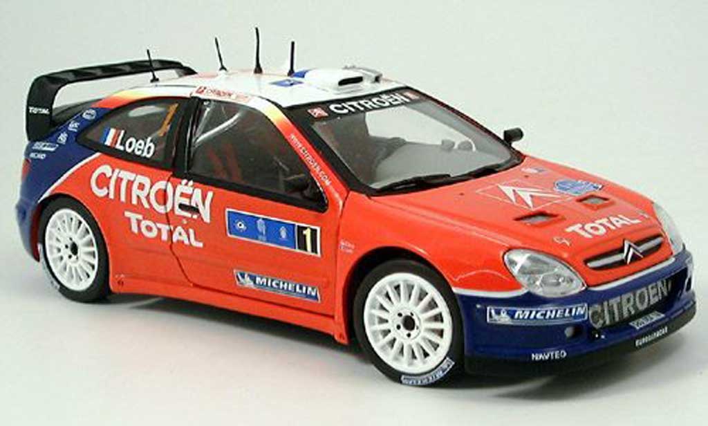 Citroen Xsara WRC 2005 1/18 Sun Star WRC 2005 no.1 total sieger tour de course diecast model cars