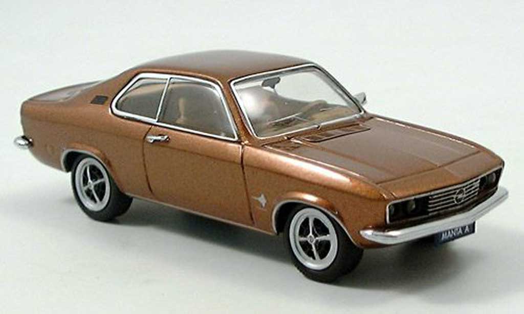 Opel Manta A 1/43 Schuco A bronze diecast model cars