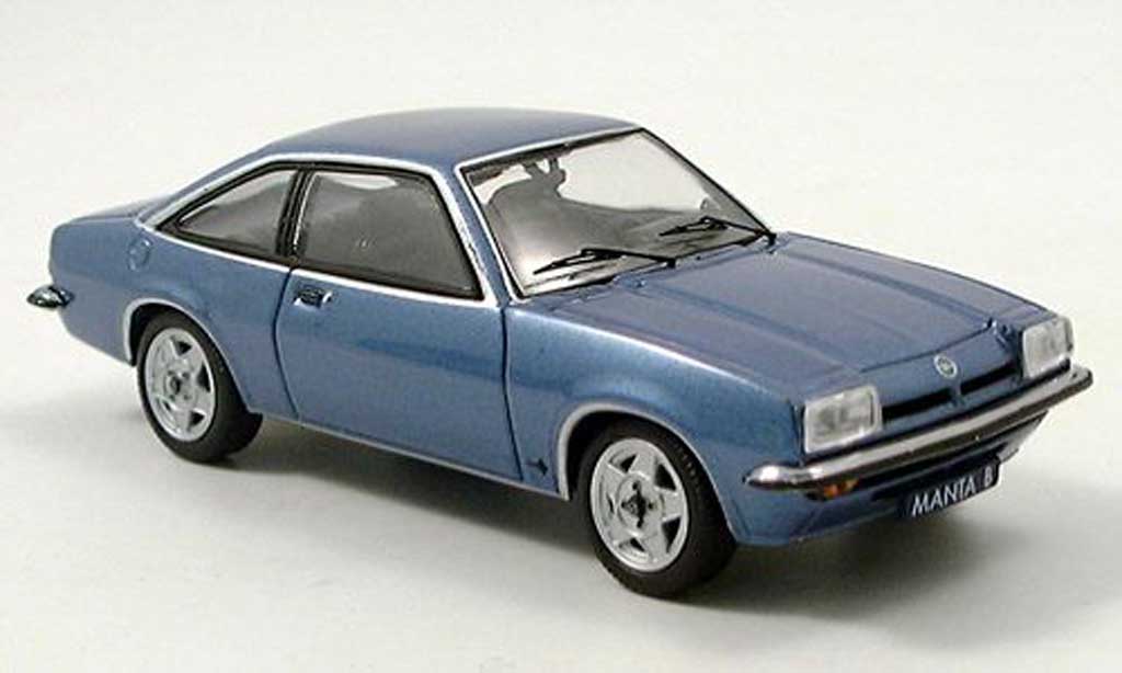 Opel Manta B 1/43 Schuco B blue diecast model cars