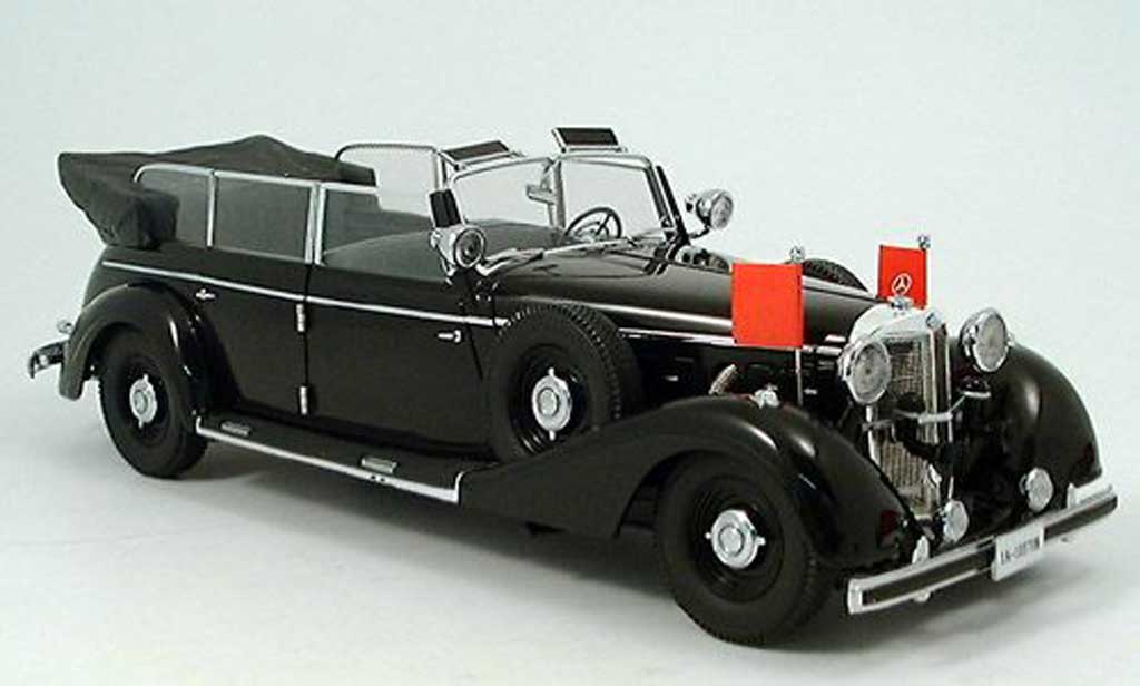 Mercedes 770 1/18 Signature K Convertible black 1938 diecast model cars