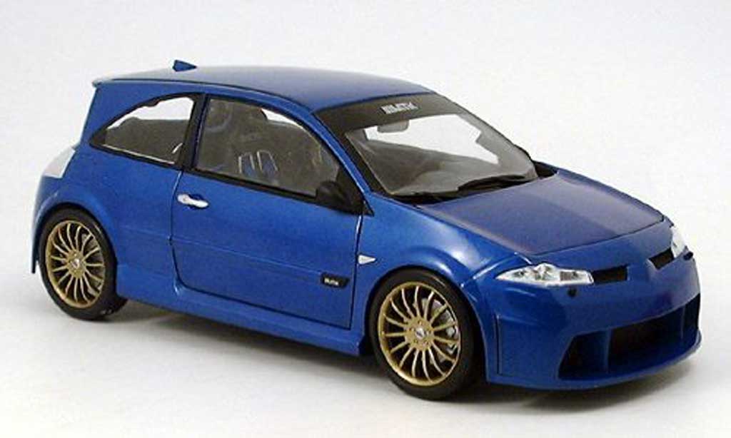 Renault Megane Vampire 1/18 Norev Vampire rstuning blue diecast model cars