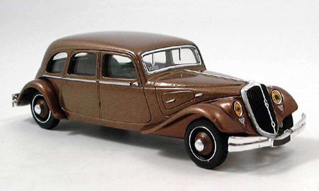 Citroen Traction 22 1/43 Norev 22 CV Familiale brun diecast model cars