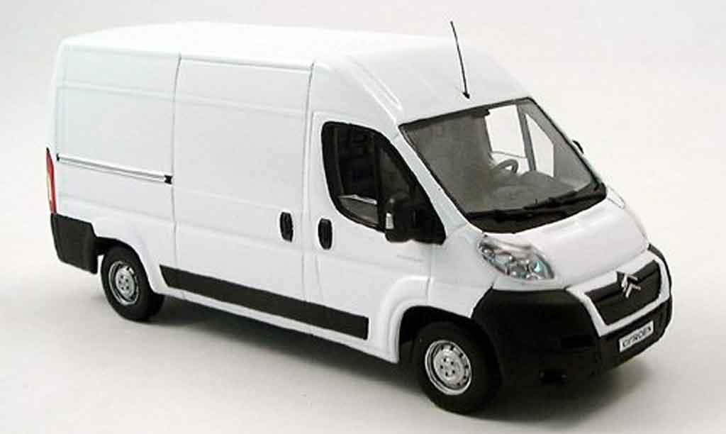 Citroen Jumper 1/43 Norev white 2006 diecast model cars