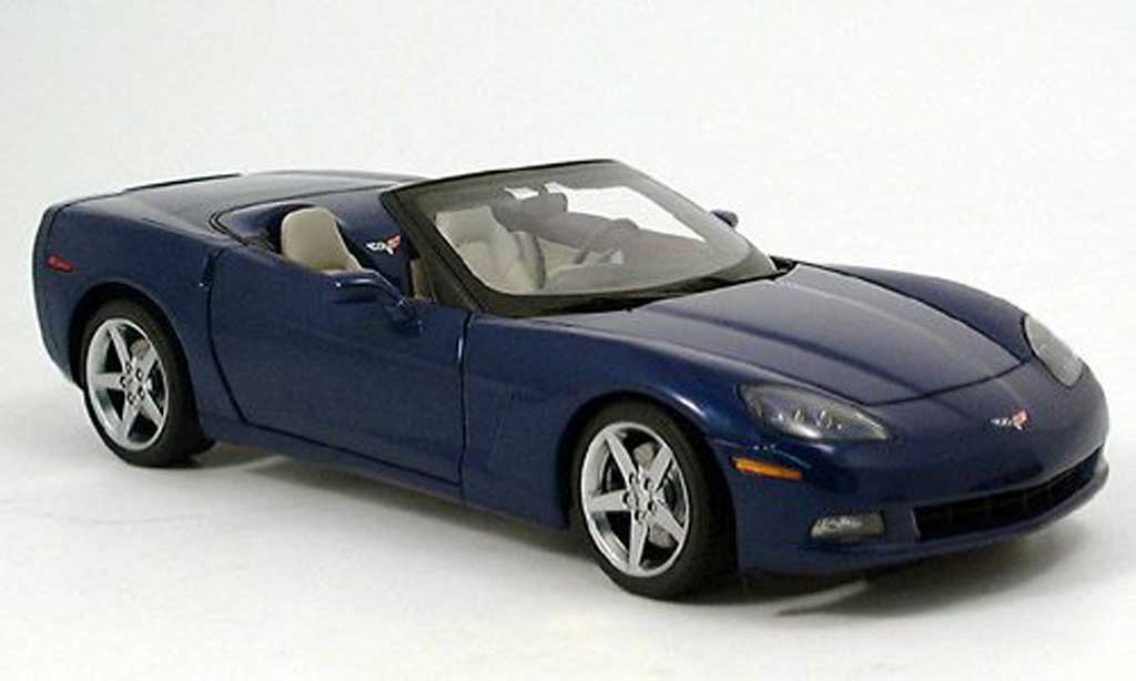 Chevrolet Corvette C6 1/18 Autoart C6 convertible blue 2005 diecast model cars