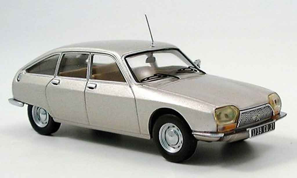 Citroen GS 1/43 IXO grey 1971 diecast model cars