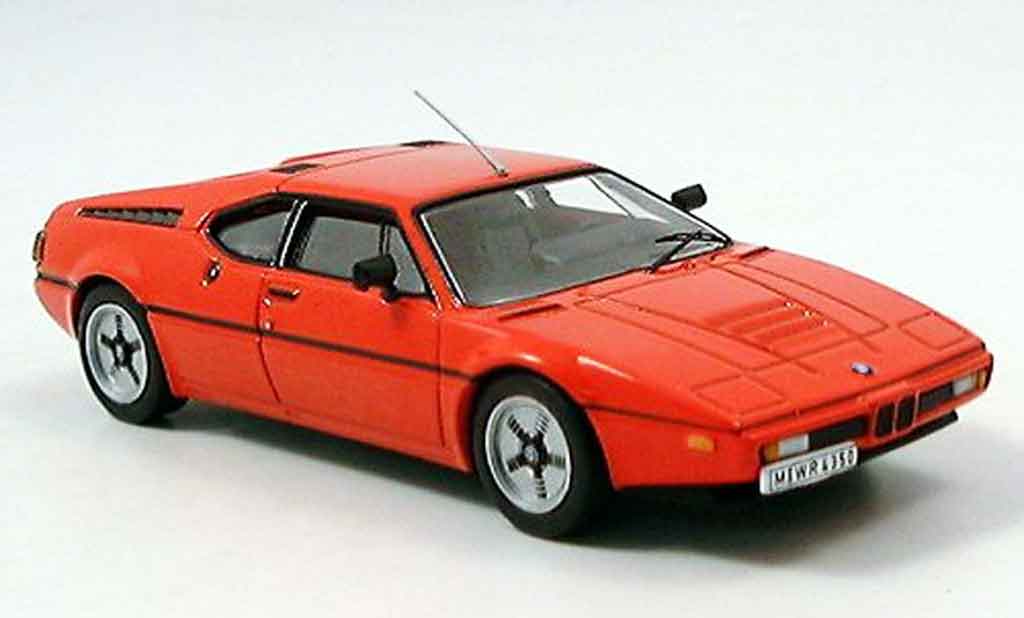 Bmw M1 1978 1/43 IXO 1978 red diecast model cars