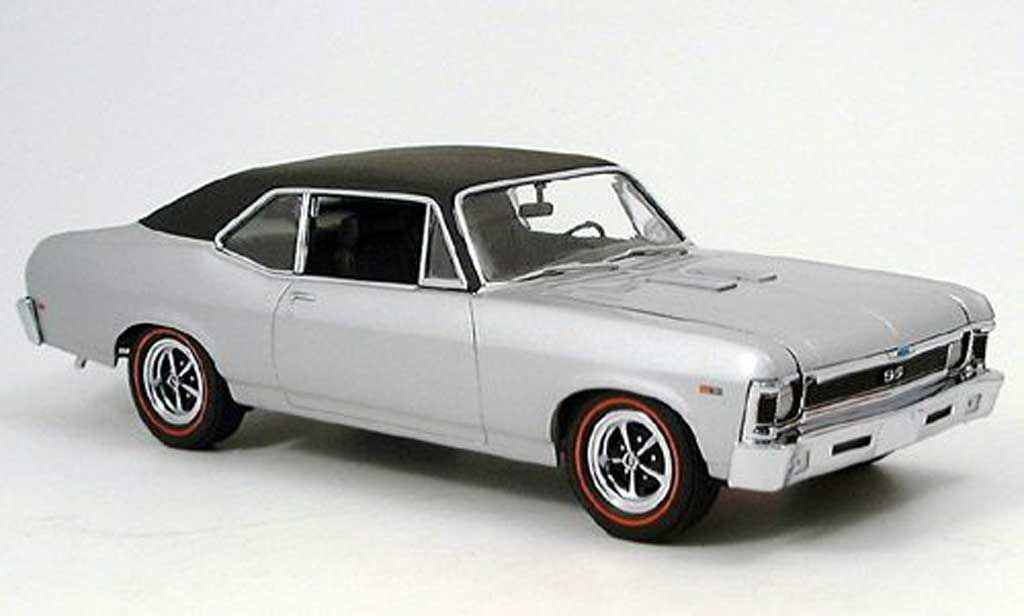 Chevrolet Nova 1969 1/18 GMP 1969 396 ss grey clair metallized diecast model cars
