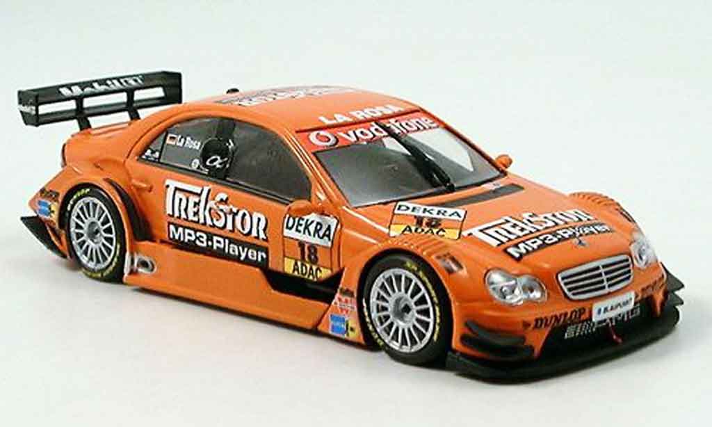 Mercedes Classe C 1/43 Minichamps DTM D.la Rosa Team Mucke 2006 diecast model cars