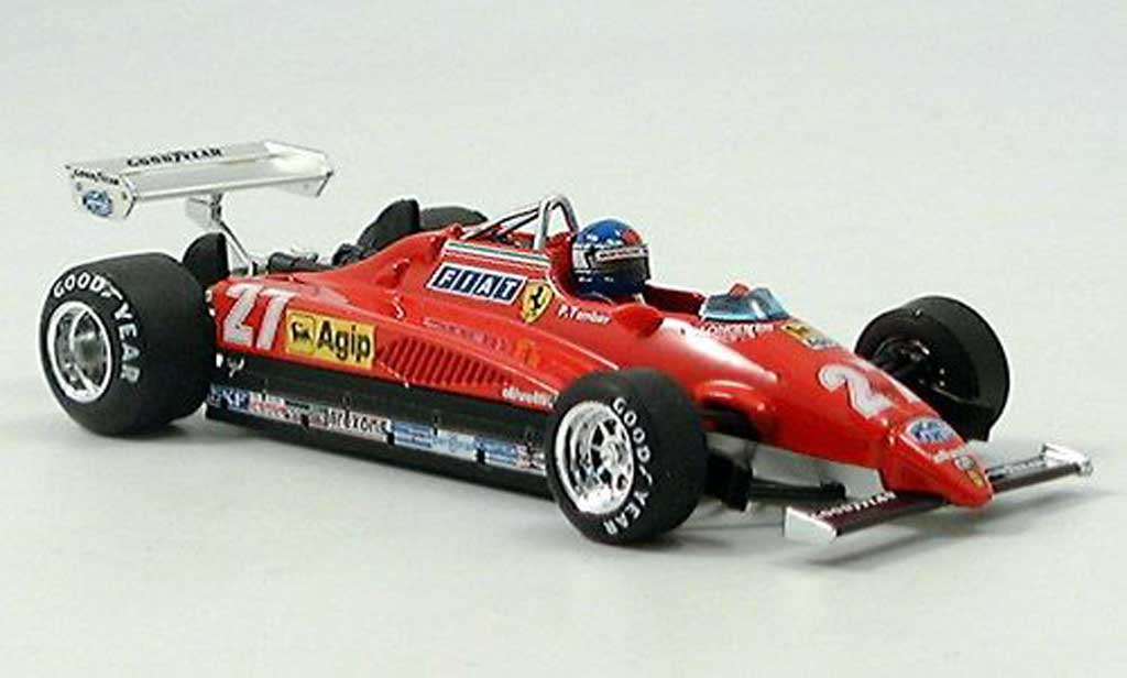Ferrari 126 1982 1/43 Brumm 1982 C2 No.27 Tambay GP Monza mit Pilot diecast model cars