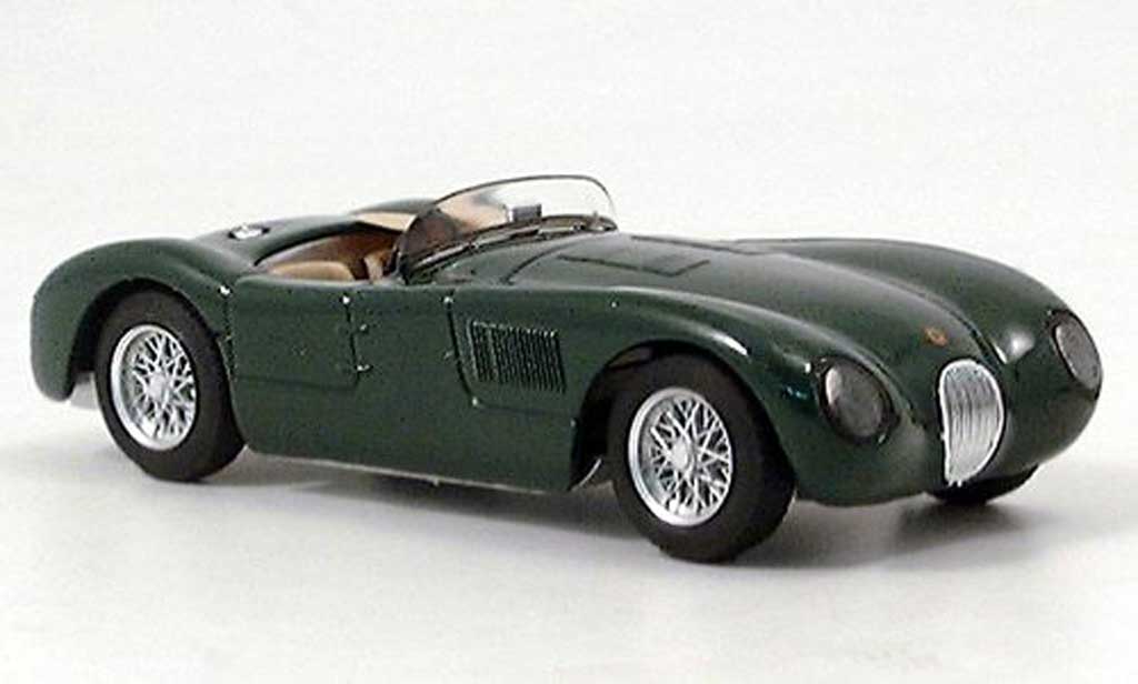 Jaguar C-Type 1953 1/43 Brumm 1953 grun Strassenversion RHD diecast model cars