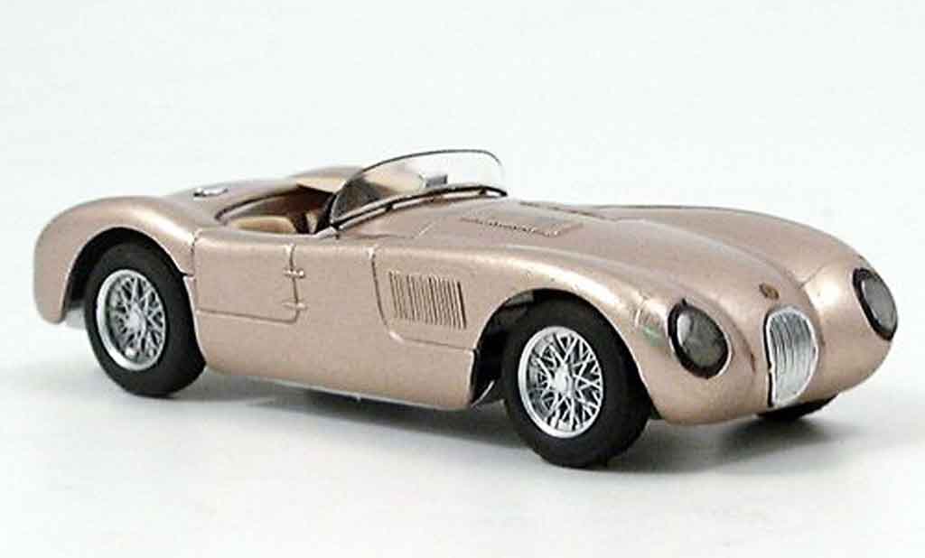 Jaguar C-Type 1/43 Brumm stradale bronze diecast model cars