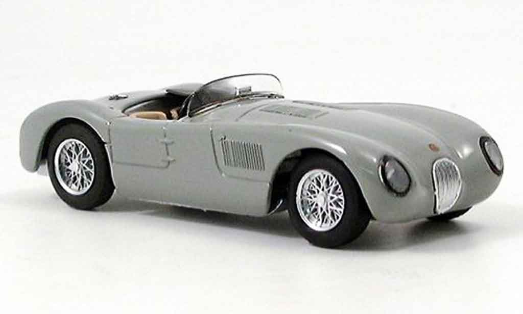Jaguar C-Type 1/43 Brumm stradale grey diecast model cars