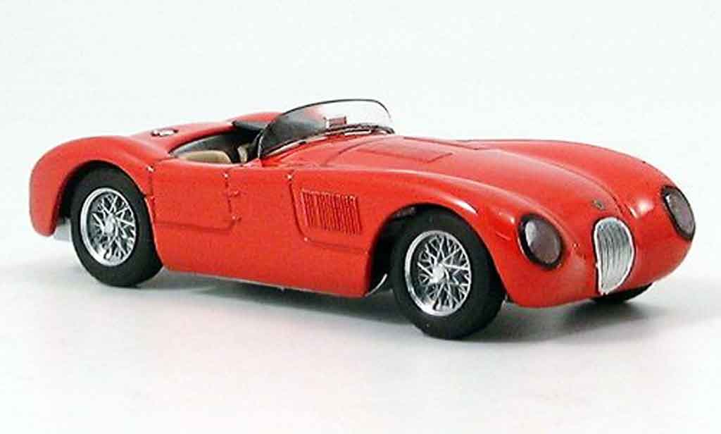 Jaguar C-Type 1/43 Brumm stradale red diecast model cars