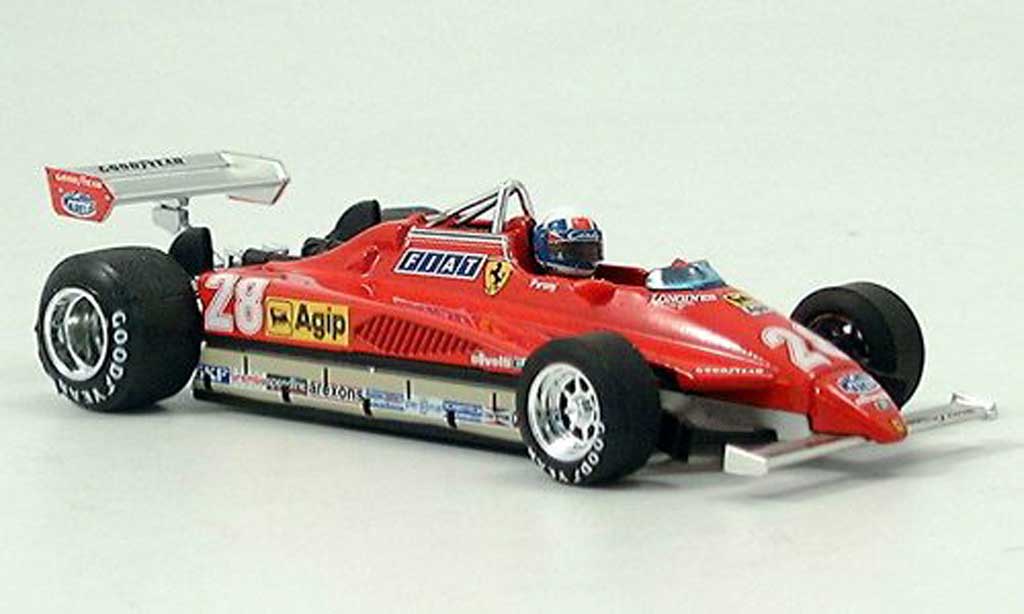 Ferrari 126 1982 1/43 Brumm 1982 C2 No.28 D.Pironi GP San Marino avec Pilot diecast model cars