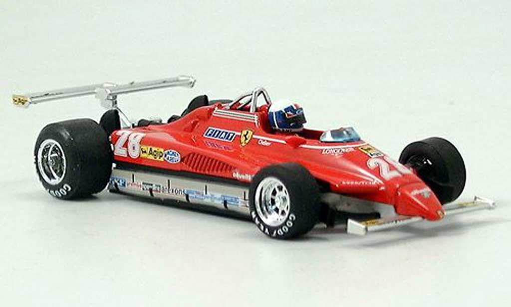 Ferrari 126 1982 1/43 Brumm 1982 C2 No.28 D.Pironi GP Long Beach avec Pilot diecast model cars