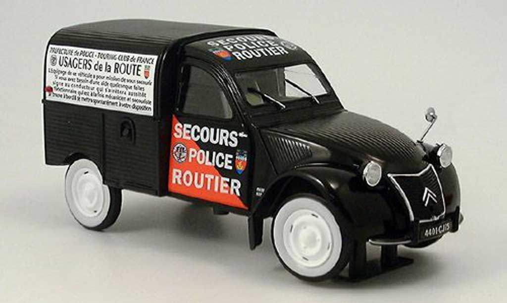 Citroen 2CV 1/43 Norev Boite Secours routier police (F) diecast model cars