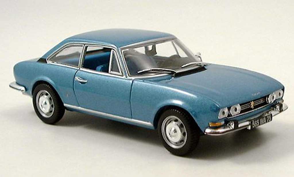 Peugeot 504 coupe 1/43 Norev coupe blue 1969 diecast model cars