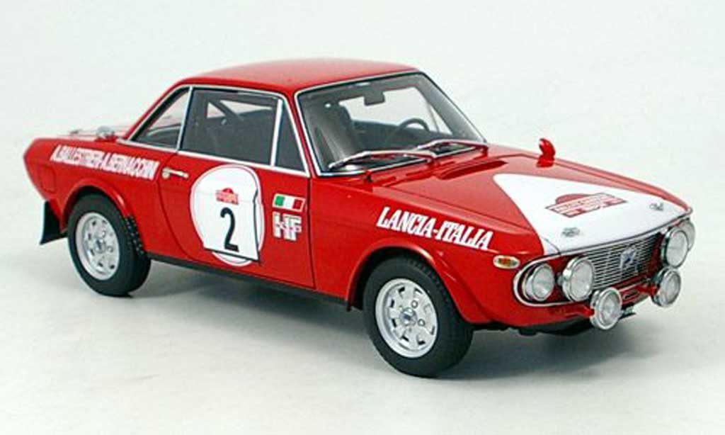 Lancia Fulvia 1/18 Autoart hf 1600 no.2 sieger rallye san remo 1972 diecast model cars