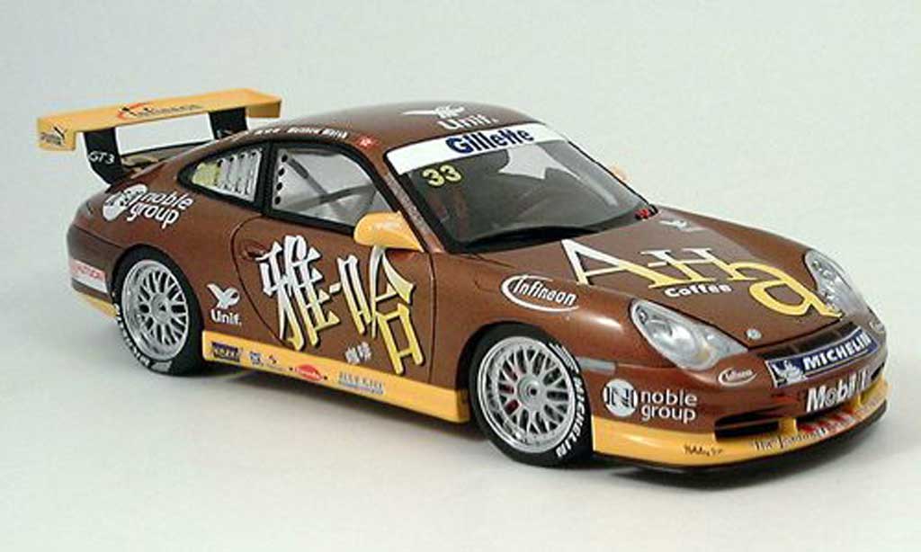 Porsche 996 GT3 1/18 Autoart GT3 R marsh no.1 asian carrera cup 2004 diecast model cars