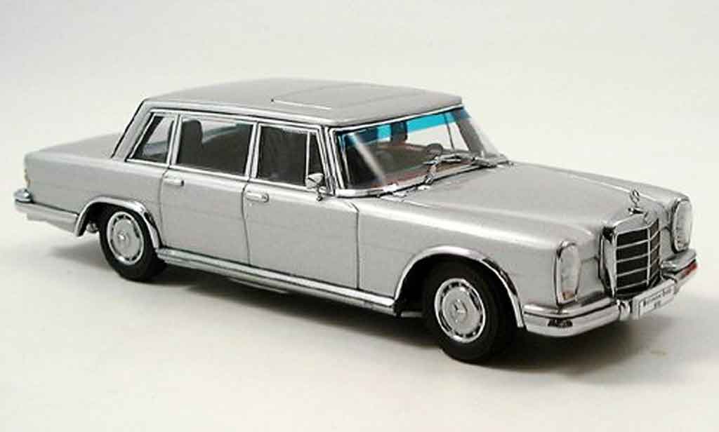 Mercedes 600 SWB 1/43 Autoart SWB (W100) grey metallisee diecast model cars