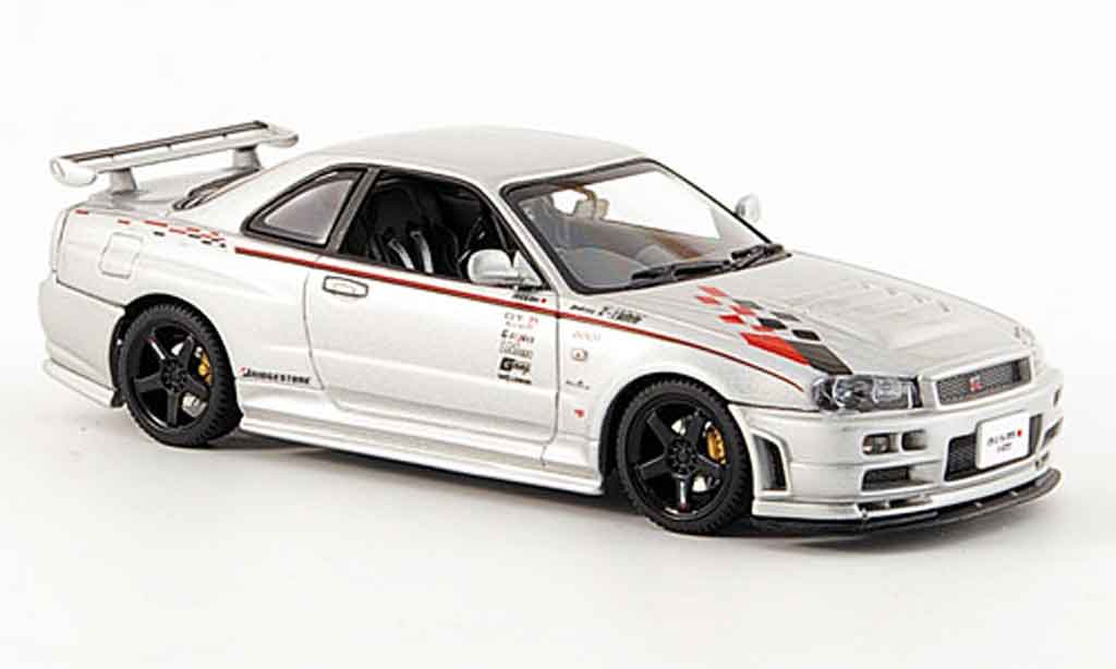 Nissan Skyline R34 1/43 Autoart R34 nismo Z Tune 2001 diecast model cars