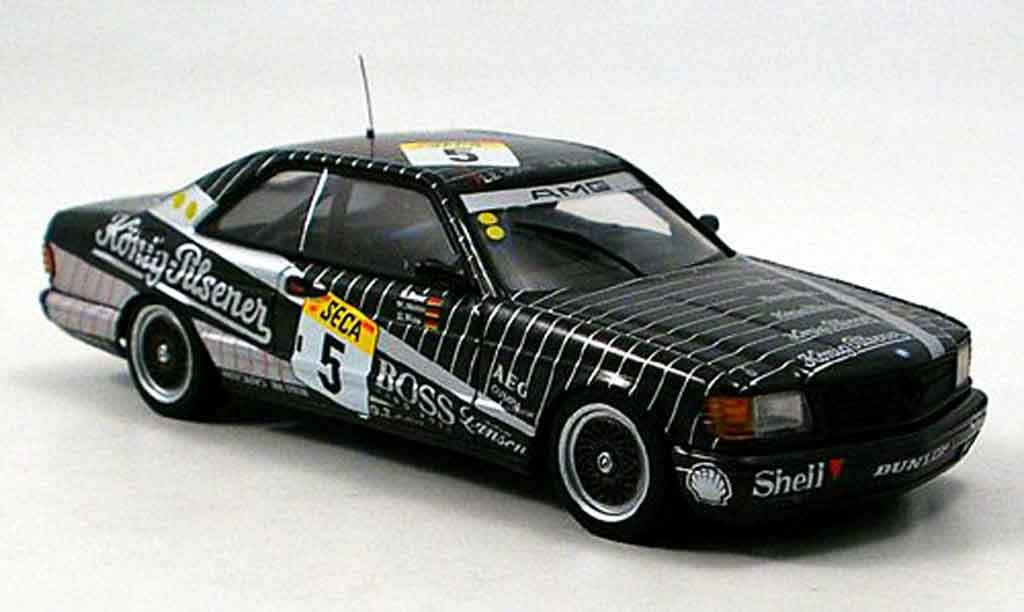 Mercedes 500 SEC 1/43 Autoart SEC SEC AMG No.5 24h Spa 1989 diecast model cars