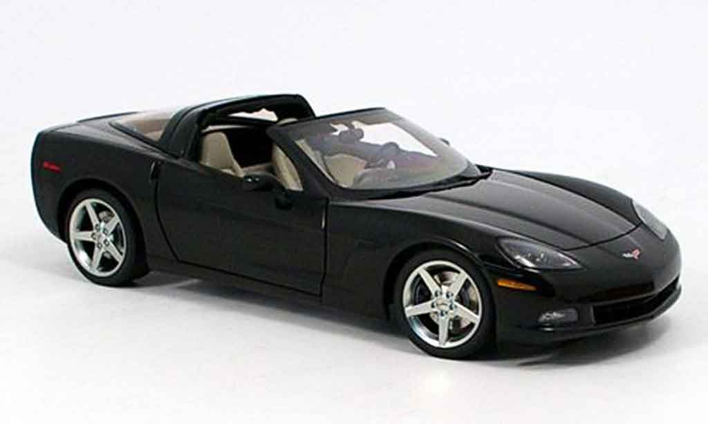 Chevrolet Corvette C6 1/18 Autoart C6 coupe (c6) black 2005 diecast model cars