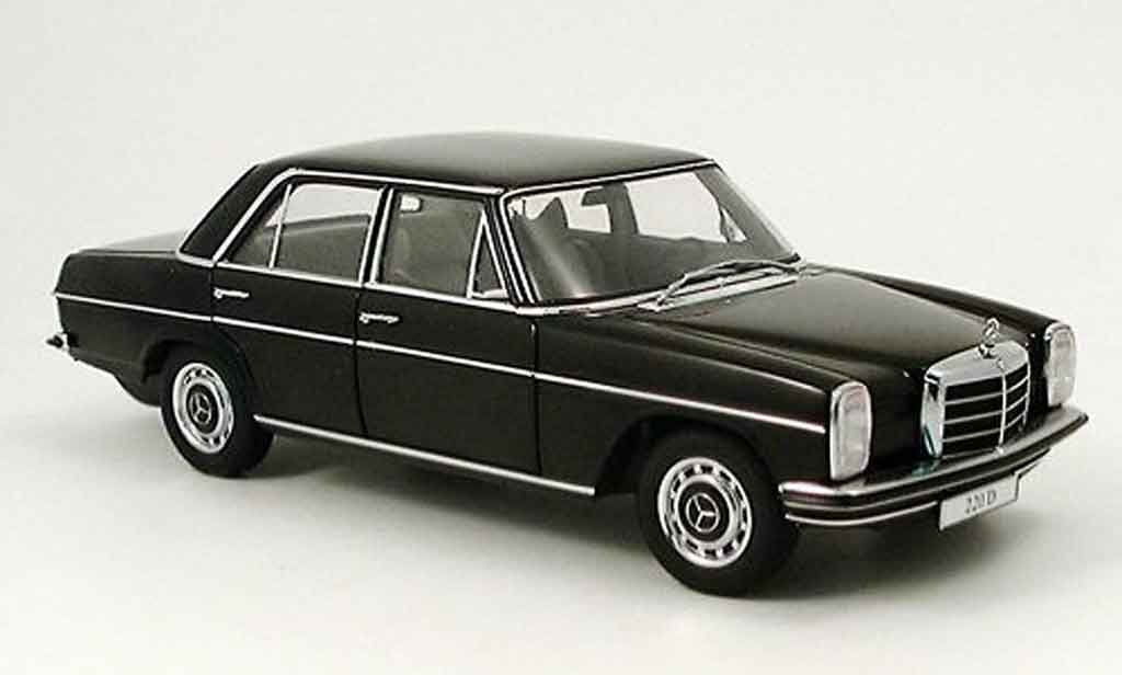 Mercedes 220 1/18 Autoart d strichachter limousine black diecast model cars