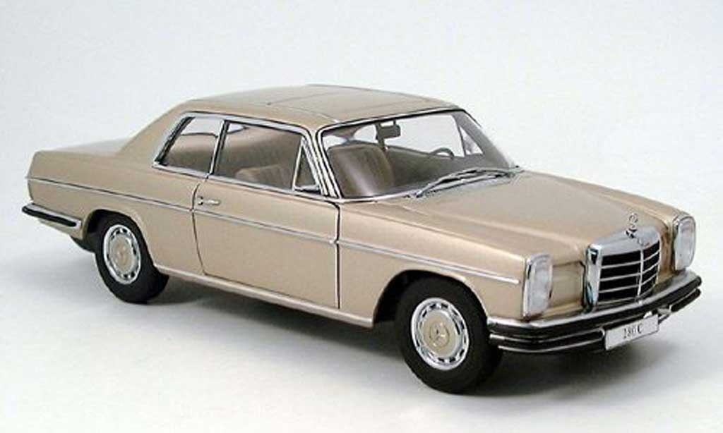 Mercedes 280 1972 1/18 Autoart 1972 c (w115) strichachter beige diecast model cars