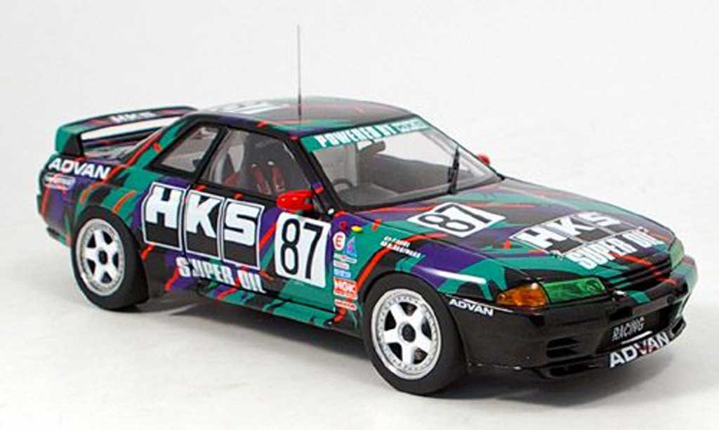 Nissan Skyline R32 1/18 Autoart R32 gtr hks skyline no.87 1993 diecast model cars