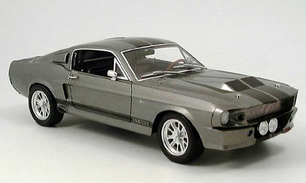 Shelby GT 500 1/18 Shelby Collectibles eleanor grey/black 1967 diecast model cars