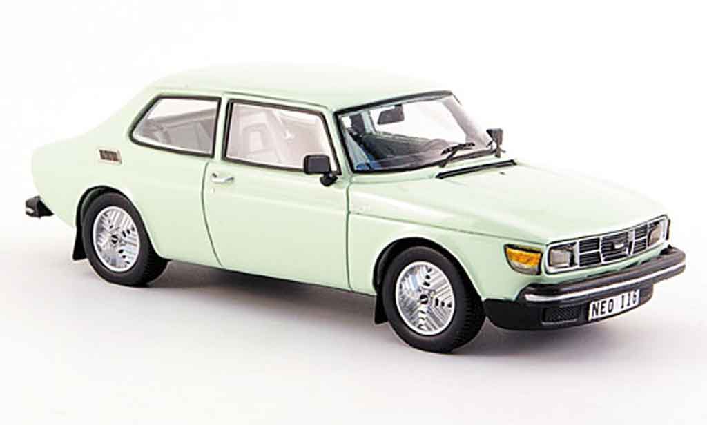 Saab 99 Turbo 1/43 Neo Turbo pistazie diecast model cars