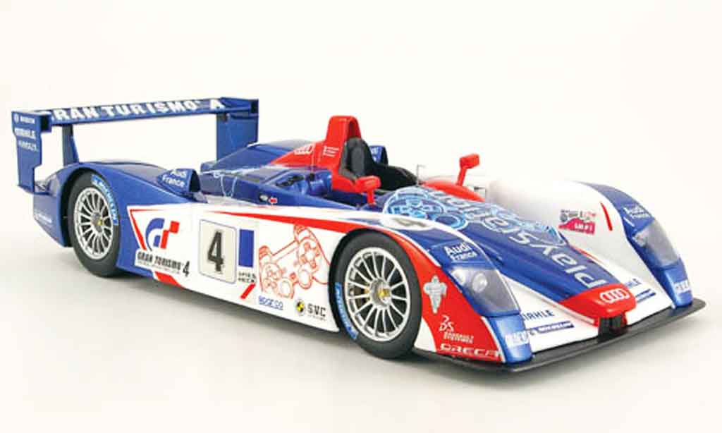 Audi R8 Le Mans 1/18 Spark Le Mans no.4 team oreca playstation 2005 diecast model cars