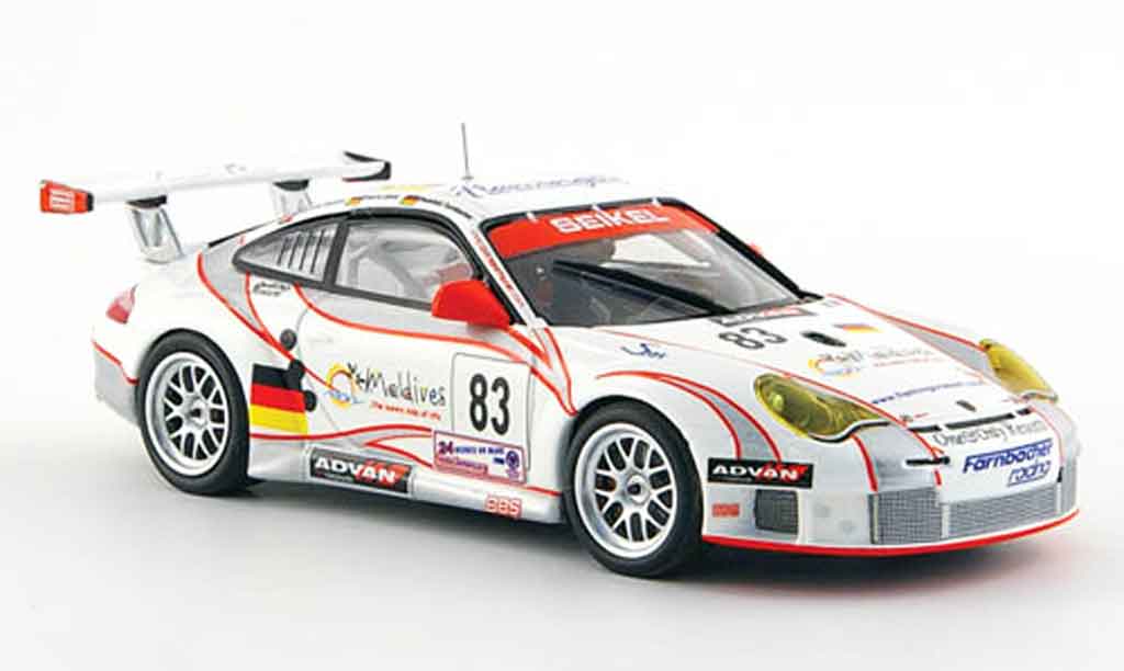 Porsche 997 GT3 RSR 1/43 Minichamps GT3 RSR 2006 No.83 Seikel Motorsport 24h Le Mans diecast model cars