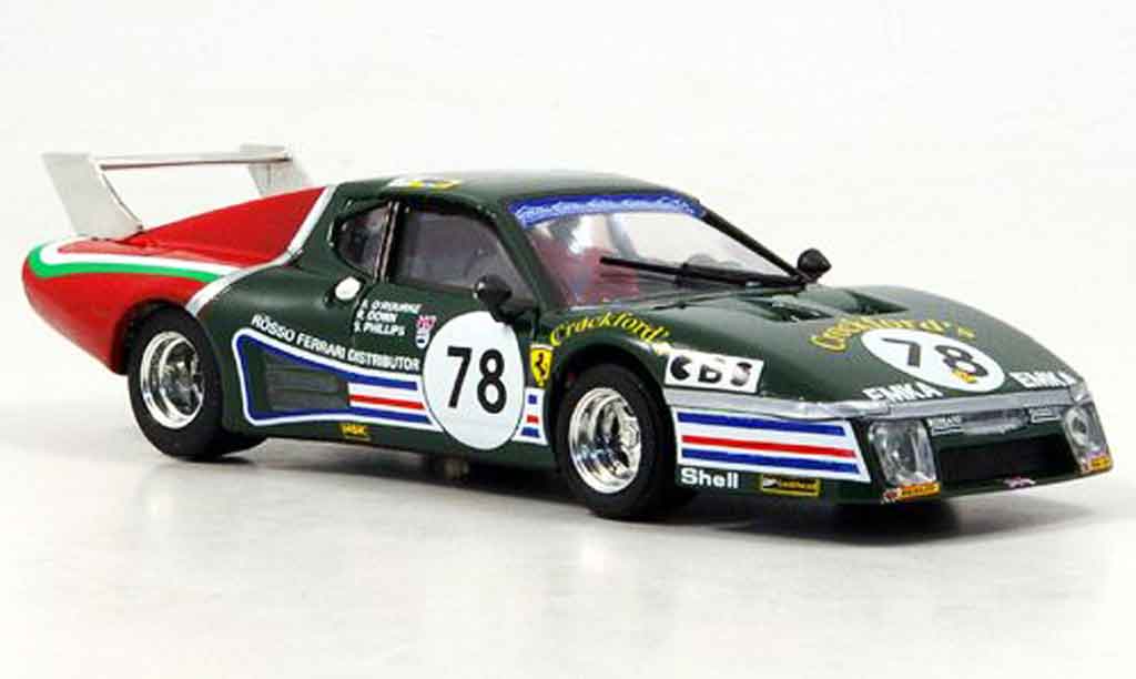 Ferrari 512 BB 1/43 Brumm BB no.78 oerourke le mans 1980 diecast model cars