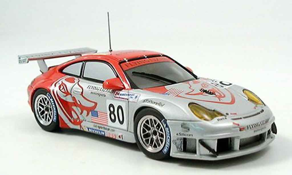 Porsche 996 GT3 RSR 1/43 Ebbro GT3 RSR No.80 Flying Lizard Le Mans 2005 diecast model cars