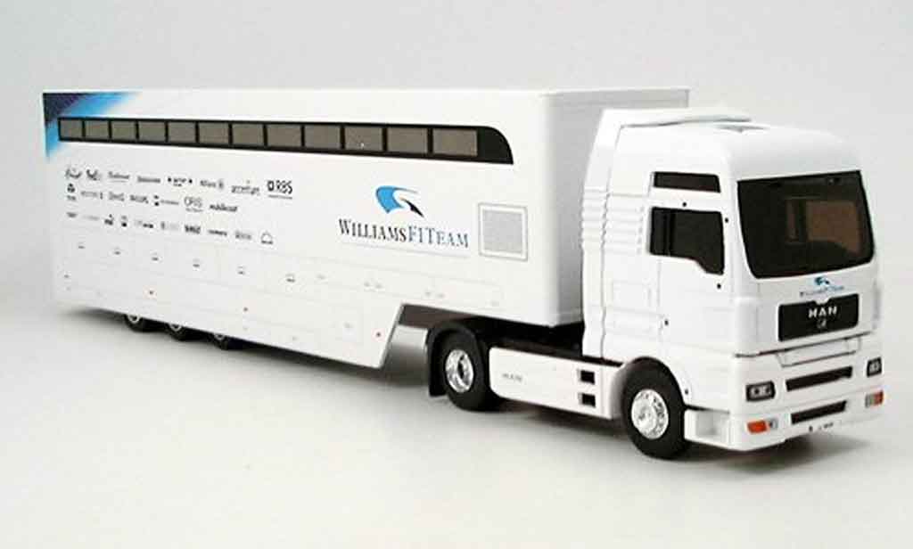 Bmw F1 2006 1/43 Eligor 2006 MAN TG XXL Renntransporter Williams diecast model cars