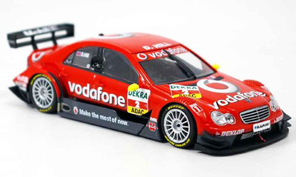 Mercedes Classe C 1/43 Minichamps DTM Damon Hill Team Vodaphone 2006 diecast model cars