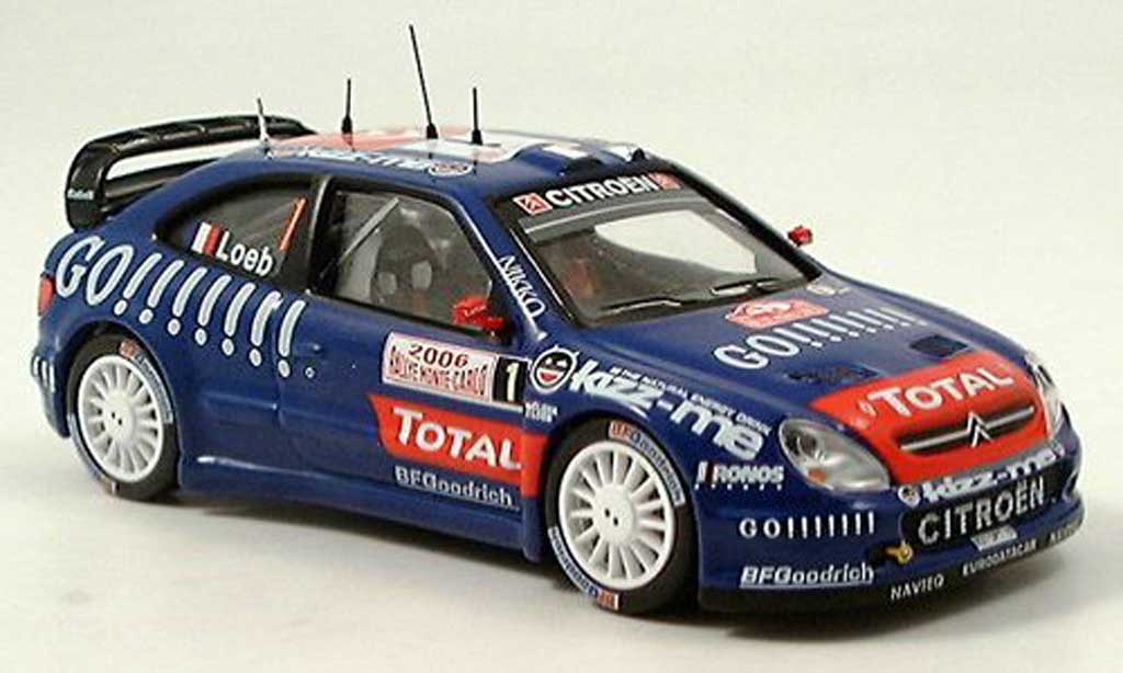 Citroen Xsara WRC 2006 1/43 IXO WRC 2006 No.1 Loeb diecast model cars