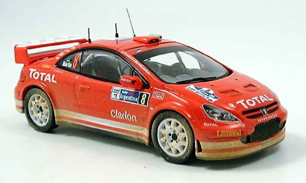 Peugeot 307 WRC 1/43 IXO WRC no.8 rallye argentine 2005 diecast model cars
