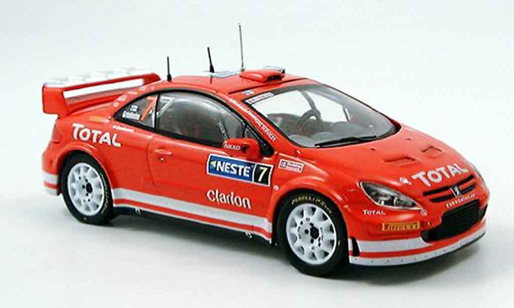 Peugeot 307 WRC 1/43 IXO WRC no.7 gronholm sieger rallye finnland 2005 diecast model cars