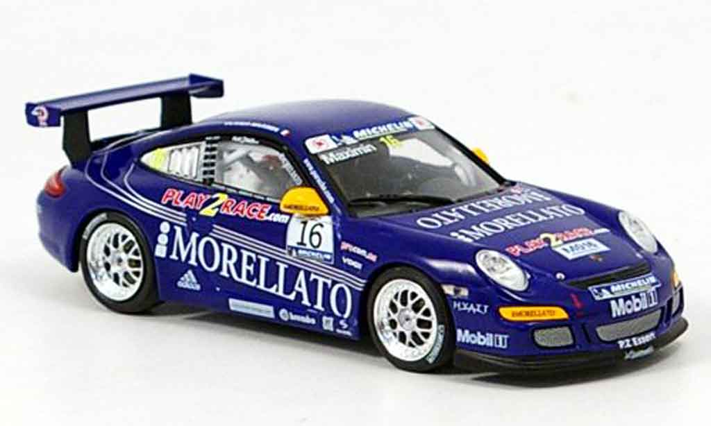Porsche 997 GT3 1/43 Minichamps GT3 Racing Team Morellato diecast model cars