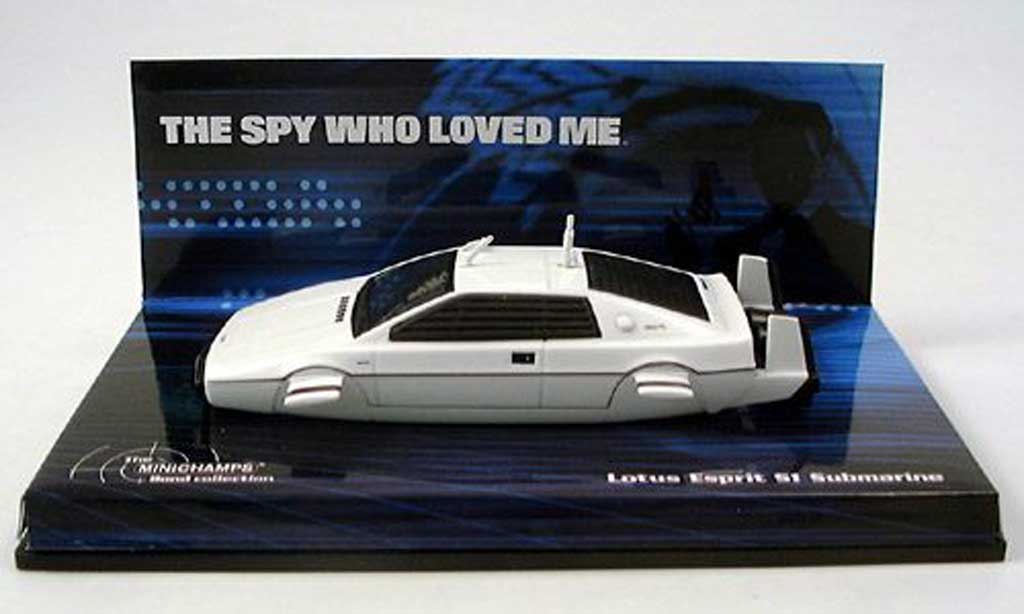 Lotus Esprit 1/43 Minichamps Submarine James Bond The Spy wo loved me diecast model cars