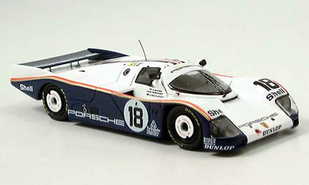 Porsche 962 1987 1/43 Spark 1987 No.18 Le Mans diecast model cars